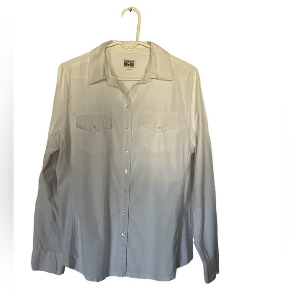 Converse One Star White long Sleeve Top- Perfect Oversized shirt - Picture 11 of 13